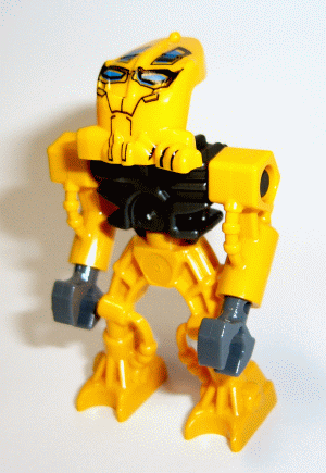 LEGO Minifigure-Toa Mahri Bright Light Orange-Bionicle - Mini-BIO024-Creative Brick Builders